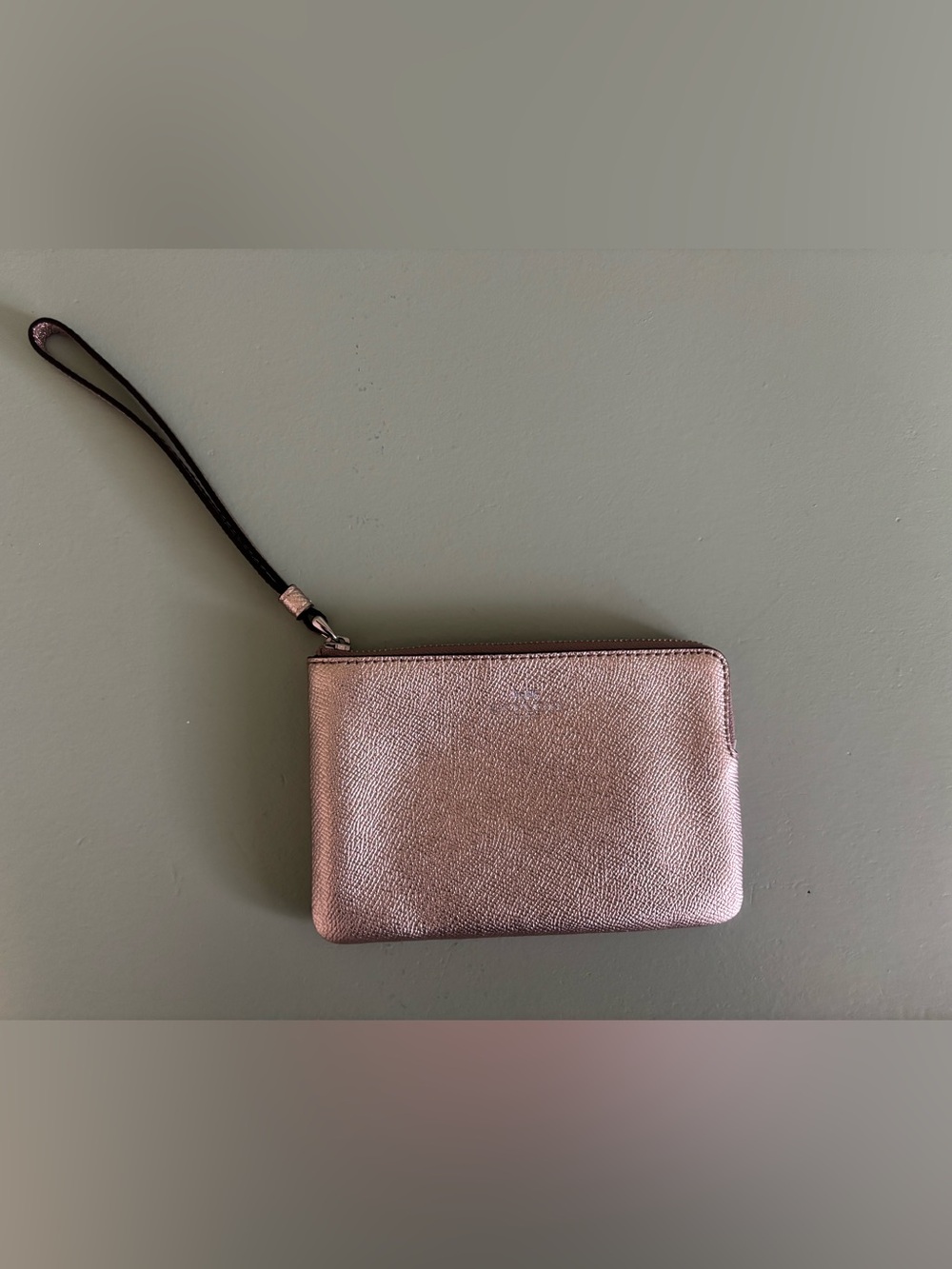 Coach Metallic Wristlet